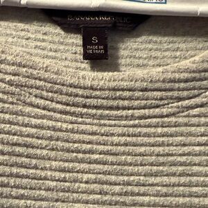 Banana Republic Light Gray Ribbed Knit tunic